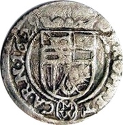 1 Kreuzer - Karl Eusebius von Liechtenstein, Bohemia, 1629 reverse image