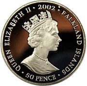 50 Pence - Elizabeth II Walking Queen obverse image