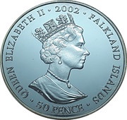 50 Pence - Elizabeth II Coronation coach obverse image