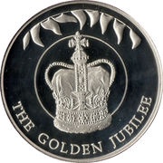 50 Pence - Elizabeth II Crown, United Kingdom, 2002 reverse image