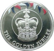 50 Pence - Elizabeth II Royal Crown, United Kingdom, 2002 reverse image