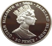50 Pence - Elizabeth II Golden Jubilee obverse image