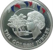 50 Pence - Elizabeth II Tree House, United Kingdom, 2002 reverse image