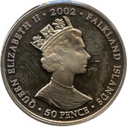 50 Pence - Elizabeth II Visit to Australia obverse image