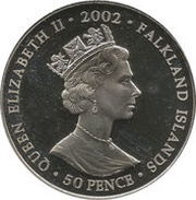 50 Pence - Elizabeth II Thanksgiving service obverse image