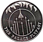 50 Pence - Elizabeth II The Palace Flypast, United Kingdom, 2002 reverse image