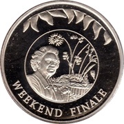 50 Pence - Elizabeth II Weekend finale; Silver Proof, United Kingdom, 2002 reverse image