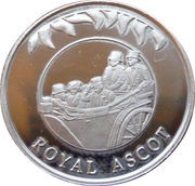 50 Pence - Elizabeth II Royal Ascot, United Kingdom, 2002 reverse image