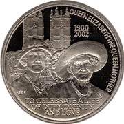 50 Pence - Elizabeth II Queen Mother, United Kingdom, 2002 reverse image