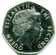 50 Pence - Elizabeth II 4th portrait obverse image
