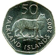 50 Pence - Elizabeth II 4th portrait, United Kingdom, 2003-2004 reverse image
