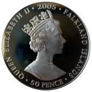50 Pence - Elizabeth II Churchill - Statesman obverse image