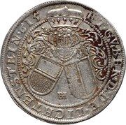½ Thaler - Charles I, Bohemia, 1615 reverse image