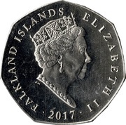 50 Pence - Elizabeth II Penguin Carol-singers obverse image