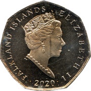 50 Pence - Elizabeth II Gentoo Penguin obverse image