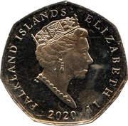 50 Pence - Elizabeth II King Penguin obverse image