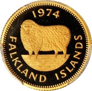 1 Pound - Elizabeth II, United Kingdom, 1974 reverse image