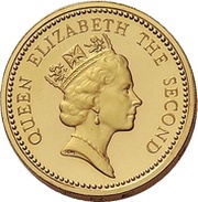 1 Pound - Elizabeth II Gold Proof Piedfort issue obverse image