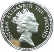 1 Pound - Elizabeth II Piedfort obverse image