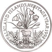 2 Pounds - Elizabeth II Heritage Year, United Kingdom, 1992 reverse image