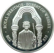 2 Pounds - Elizabeth II Egbert of Wessex, United Kingdom, 1996 reverse image