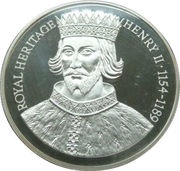 2 Pounds - Elizabeth II Henry II, United Kingdom, 1996 reverse image