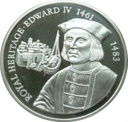 2 Pounds - Elizabeth II Edward IV, United Kingdom, 1996 reverse image