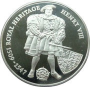 2 Pounds - Elizabeth II Henry VIII, United Kingdom, 1996 reverse image