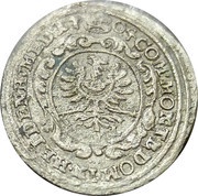 1 Kreuzer - Karl Friedrich, Bohemia, 1704 reverse image