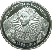 2 Pounds - Elizabeth II Elizabeth I, United Kingdom, 1996 reverse image