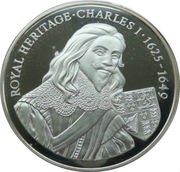 2 Pounds - Elizabeth II Charles I, United Kingdom, 1996 reverse image