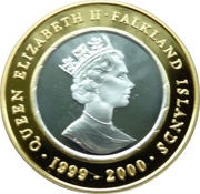 2 Pounds - Elizabeth II Wildlife of the Falkland Islands obverse image