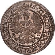 3 Kreuzers - Sylvius II Frederick, Bohemia, 1674-1678 reverse image