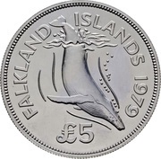 5 Pounds - Elizabeth II Conservation; Silver Issue, United Kingdom, 1979 reverse image