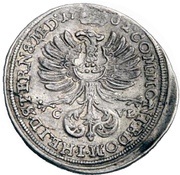 3 Kreuzers - Christian Ulrich von Bernstadt, Bohemia, 1695-1702 reverse image