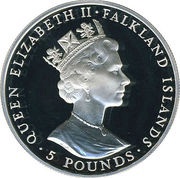 5 Pounds - Elizabeth II First Sighting obverse image