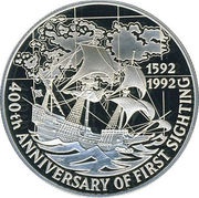 5 Pounds - Elizabeth II First Sighting, United Kingdom, 1992 reverse image