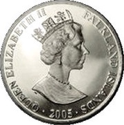 1 Crown - Elizabeth II Admiral Nelson obverse image