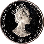 1 Crown - Elizabeth II Wedding Charles - Camilla obverse image