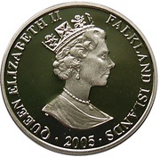 1 Crown - Elizabeth II Admiral Nelson; Silver Proof Issue obverse image