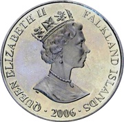 1 Crown - Elizabeth II John Ross and James Clark Ross obverse image