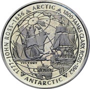 1 Crown - Elizabeth II John Ross and James Clark Ross, United Kingdom, 2006 reverse image