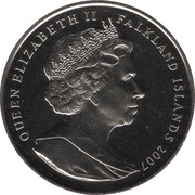 1 Crown - Elizabeth II Winston Churchill obverse image