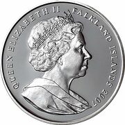 1 Crown - Elizabeth II Queen Elizabeth I; Silver Proof Issue obverse image