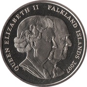 1 Crown - Elizabeth II Permission to Marry obverse image