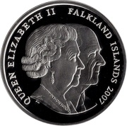 1 Crown - Elizabeth II Permission to Marry; Silver Proof Issue obverse image