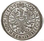 6 Kreuzers - Sylvius Frederick, Bohemia, 1674-1678 reverse image
