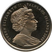 1 Crown - Elizabeth II Charles Darwin obverse image