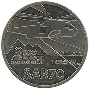 1 Crown - Elizabeth II SAR, United Kingdom, 2011 reverse image