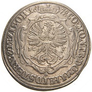 6 Kreuzers - Christian Ulrich, Bohemia, 1679-1680 reverse image